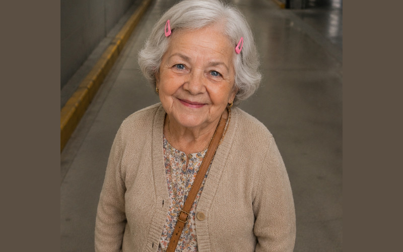 Idosa criada por IA